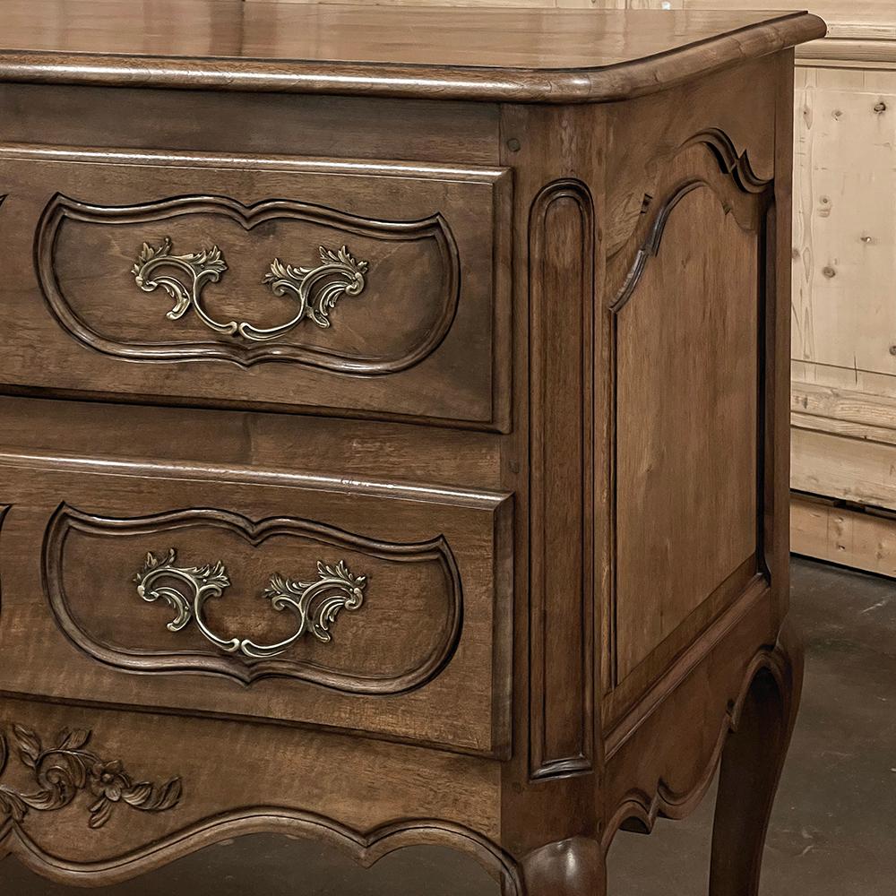 Antique Country French Regence Walnut Commode For Sale 6