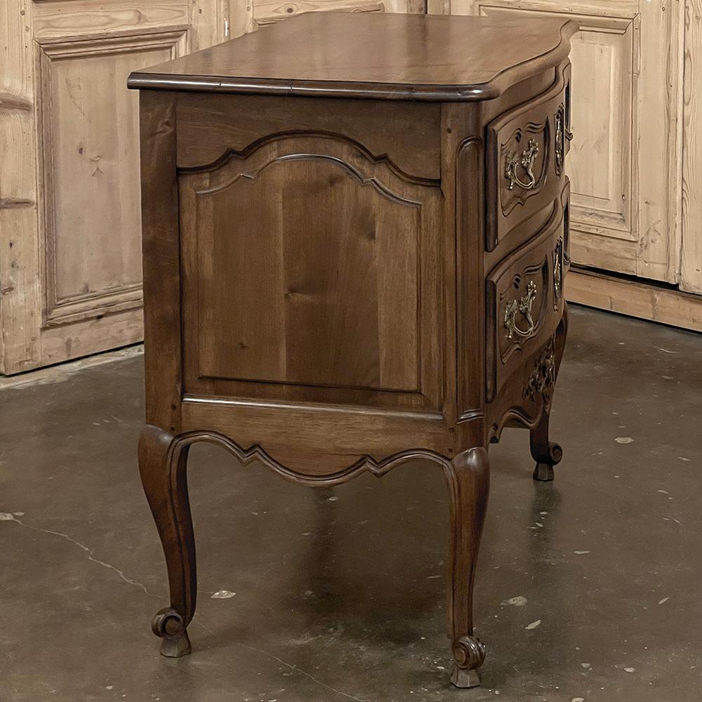 Antique Country French Regence Walnut Commode For Sale 10