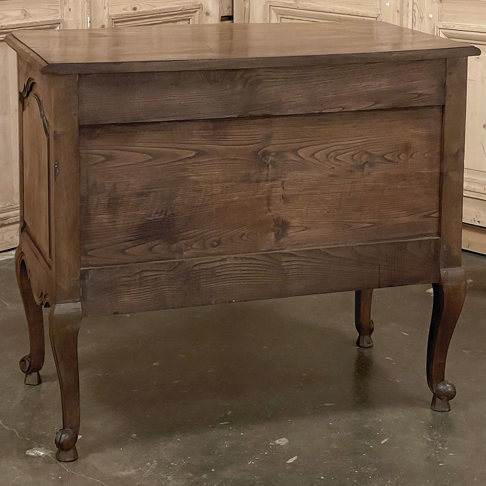 Antique Country French Regence Walnut Commode For Sale 12