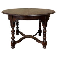 Antique Country French Round Breakfast Table