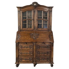 Antique Country French Secretary, Bookcase