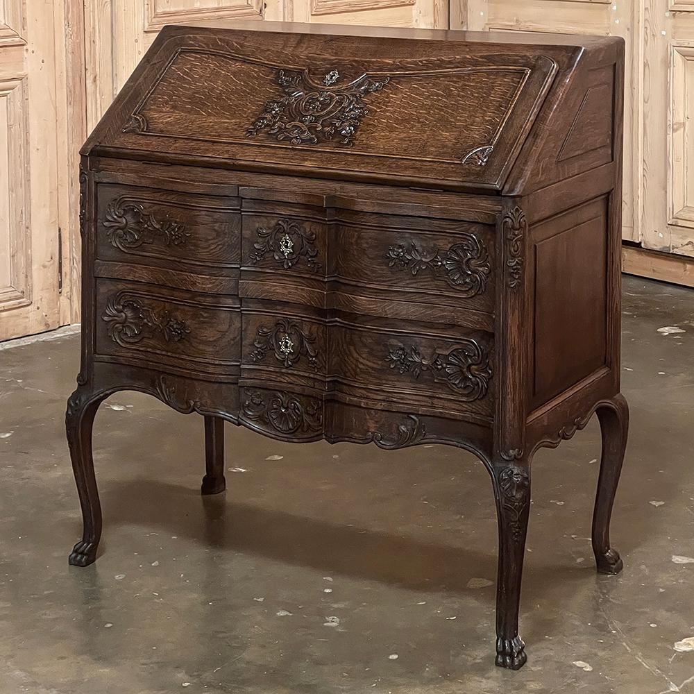 Louis XIV Antique Country French Secretary ~ Desk For Sale
