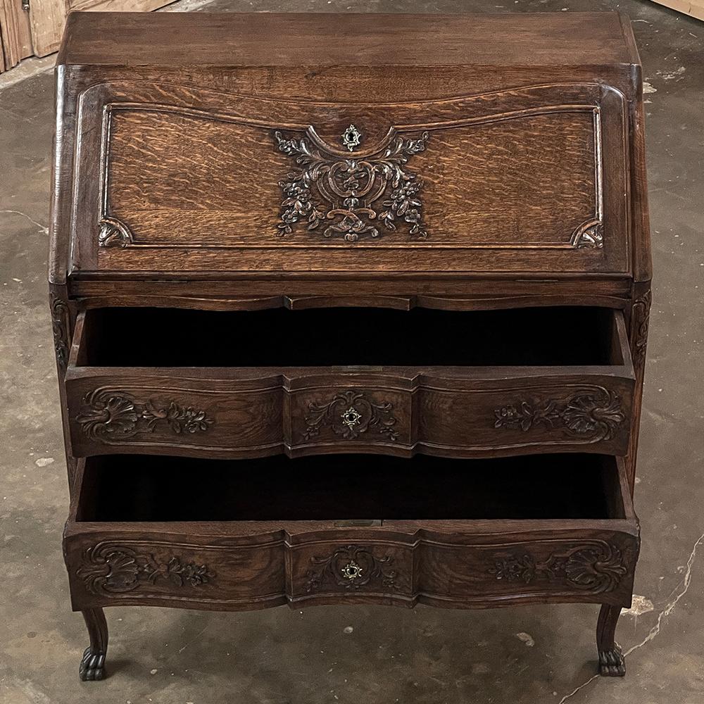 Antique Country French Secretary ~ Desk In Good Condition For Sale In Dallas, TX