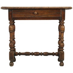 Antique Country French Side or End Table from the Early 1700s
