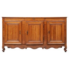 Antique Country French Solid Cherry Enfilade