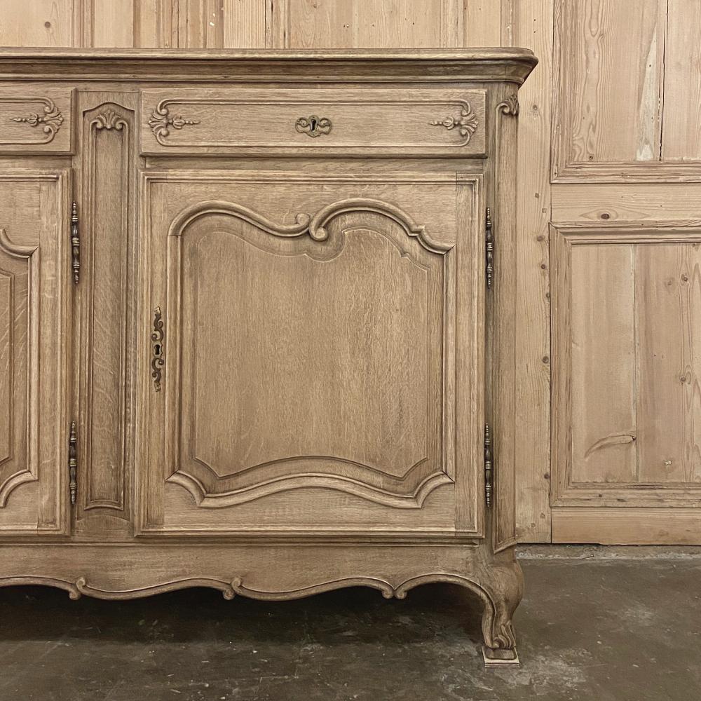 Antique Country French Stripped Oak Buffet 4