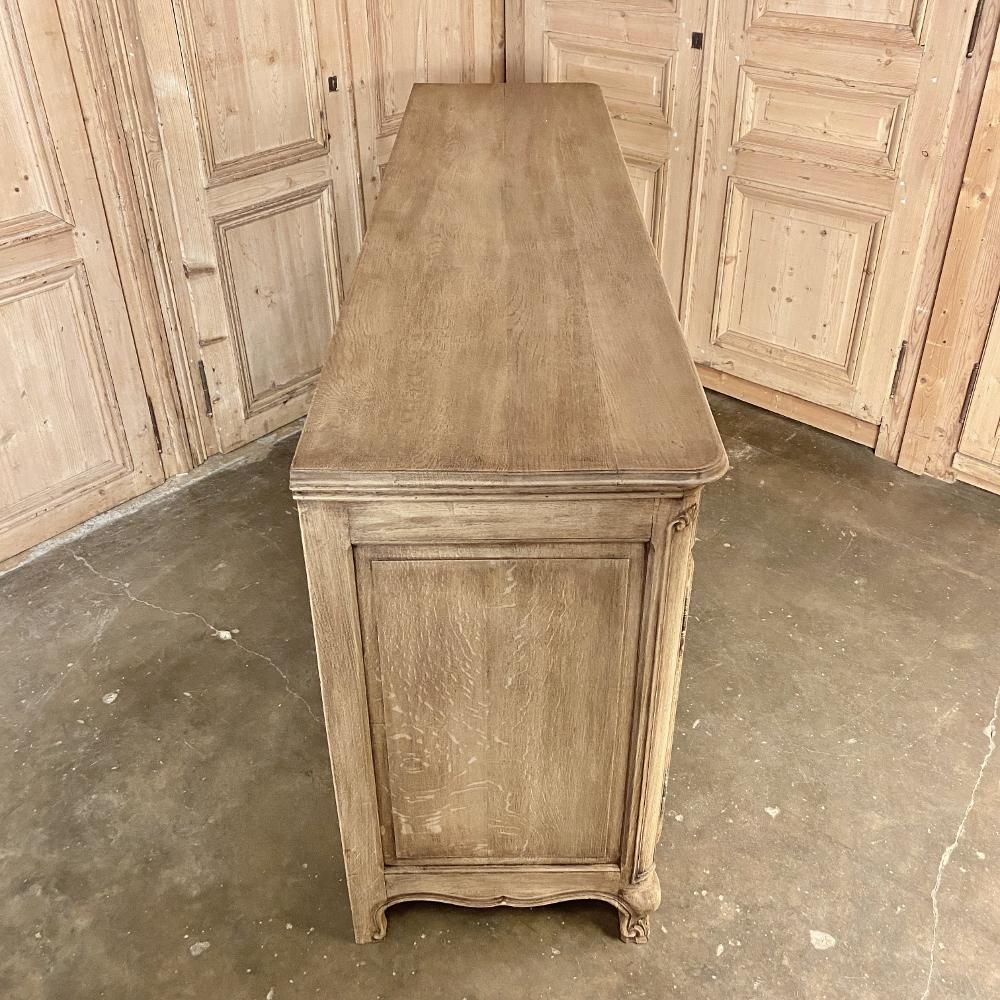 Antique Country French Stripped Oak Buffet 7