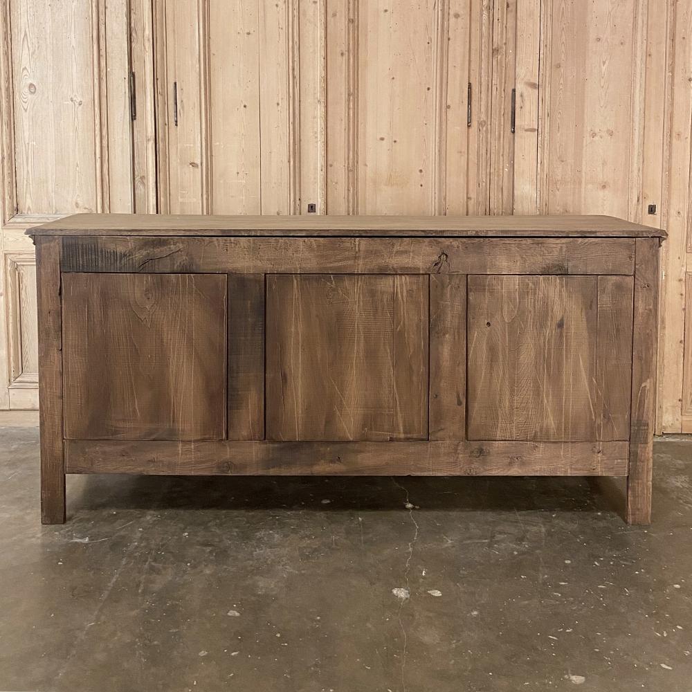 Antique Country French Stripped Oak Buffet 8