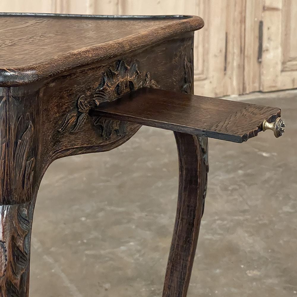 Antique Country French Triangular Lamp Table ~ Drink Table 1