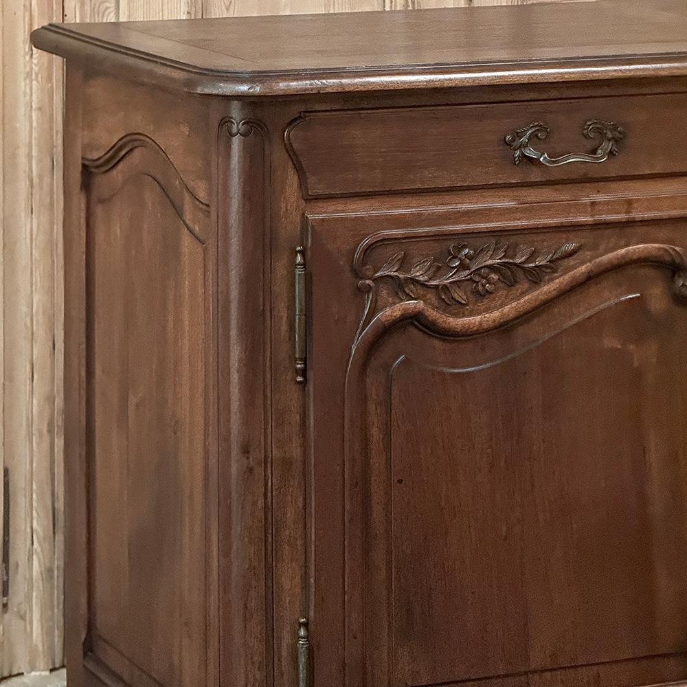 Antique Country French Walnut Buffet ~ Enfilade For Sale 5