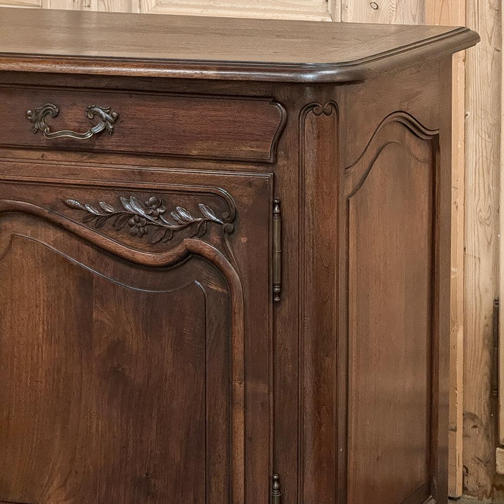 Antique Country French Walnut Buffet ~ Enfilade For Sale 10