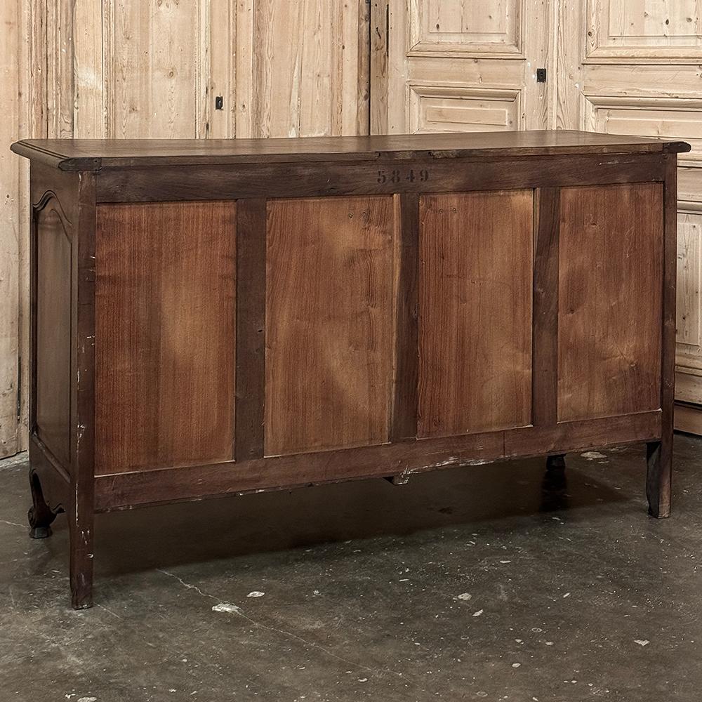 Antique Country French Walnut Buffet ~ Enfilade For Sale 14