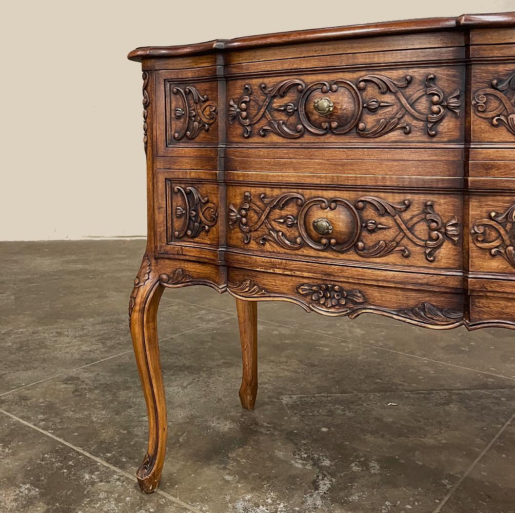 Antique Country French Walnut Commode For Sale 6