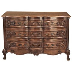 Vintage Country French Walnut Commode