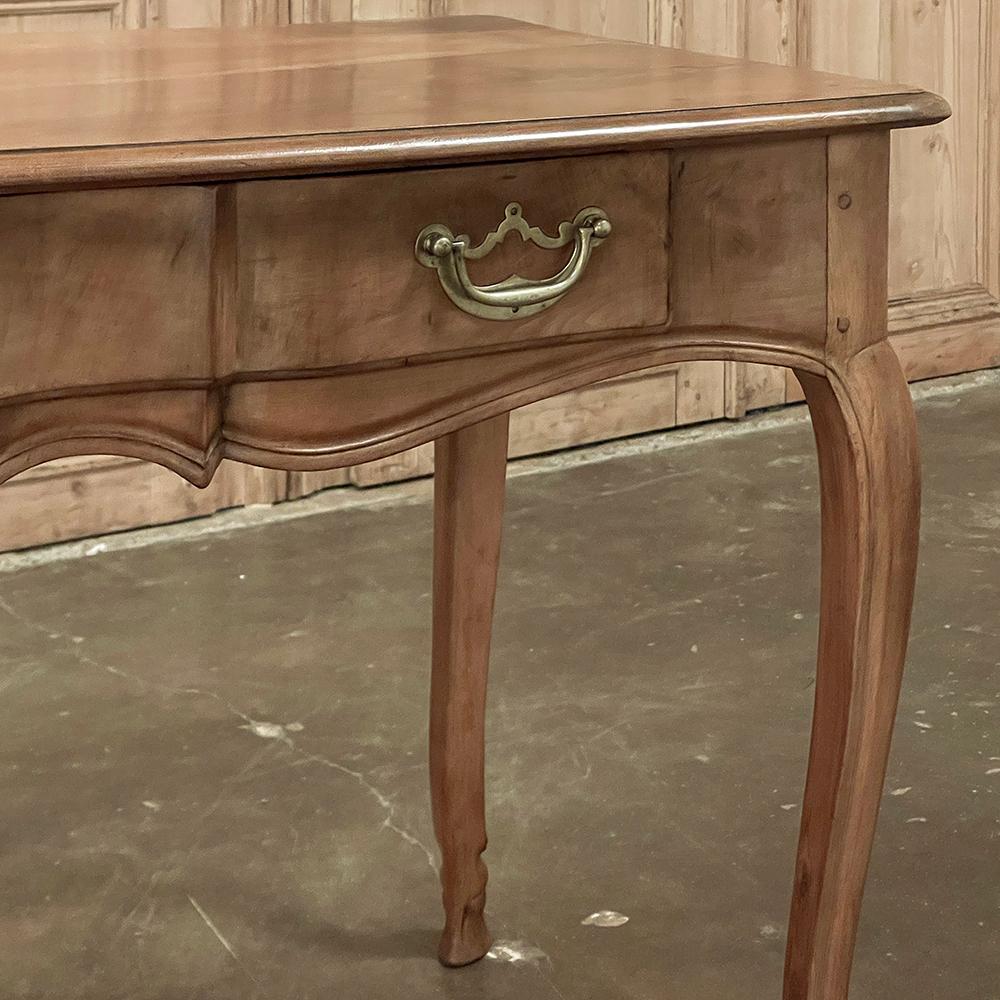 Antique Country French Walnut Desk ~ Writing Table For Sale 5