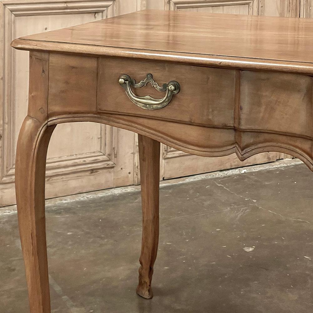 Antique Country French Walnut Desk ~ Writing Table For Sale 9