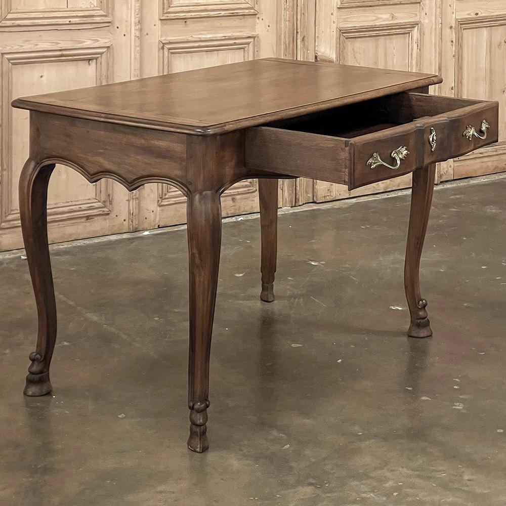 20th Century Antique Country French Walnut Desk ~ Writing Table