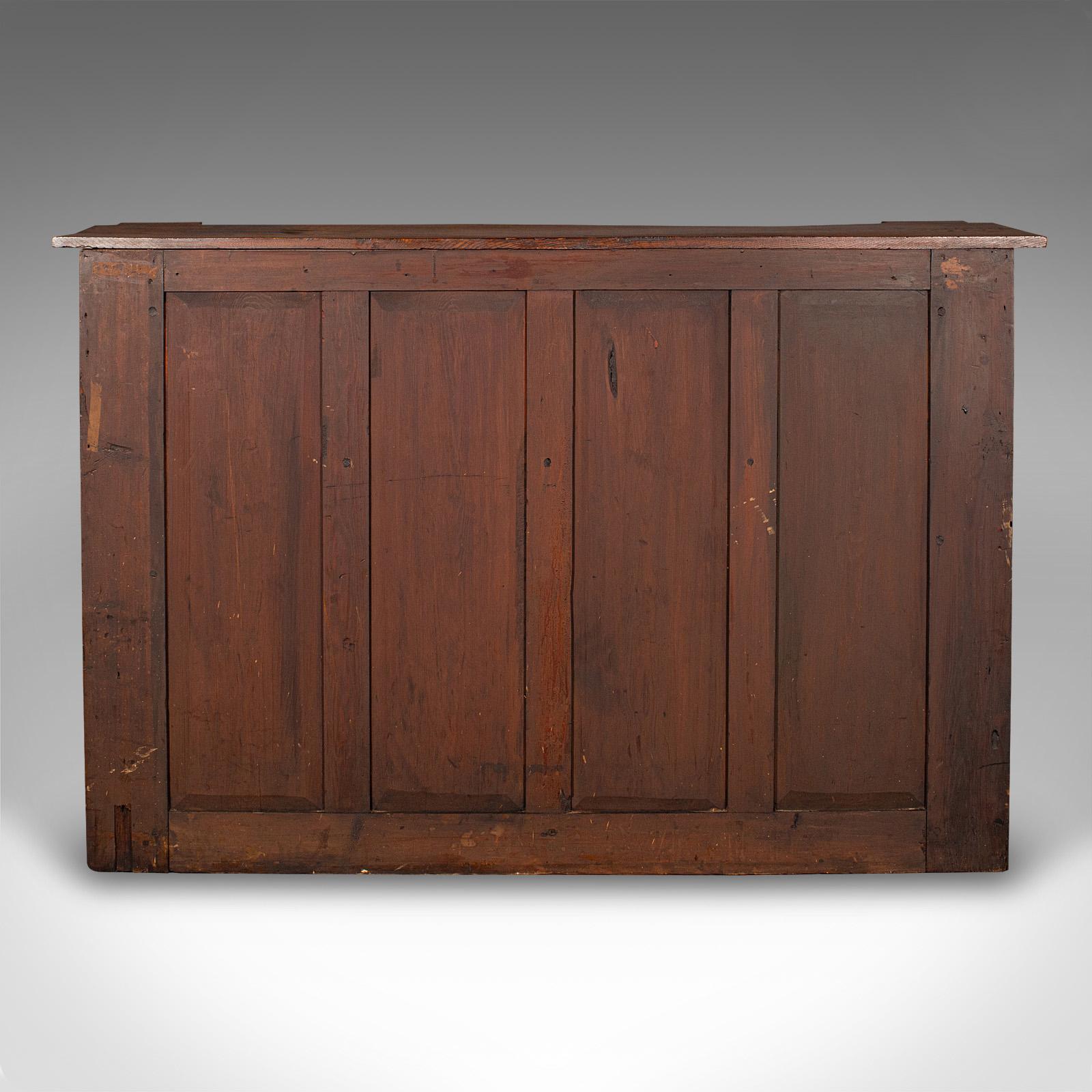 Librería antigua de casa de campo, roble escocés, armario de biblioteca, victoriana, c.1880 Británico en venta