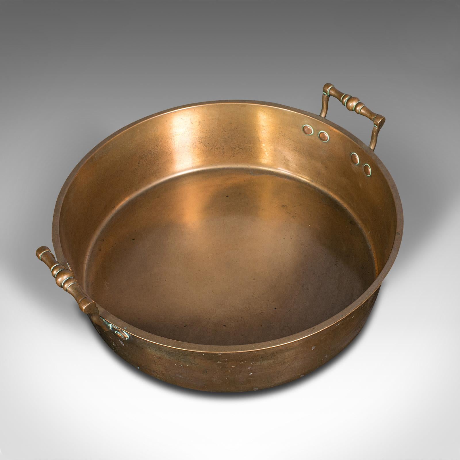 British Antique Country House Braising Pan, English, Bronze, Cooking Pot, Victorian For Sale