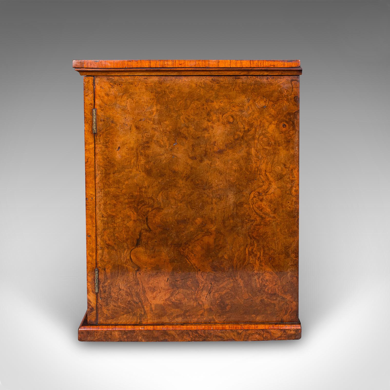 Noce The House of Antiques Cassettiera per tovaglioli, inglese, mobile portaoggetti, primi anni vittoriani in vendita