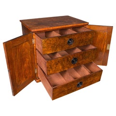 Antiguos Cajones para Servilletas de Casa de Campo, Ingleses, Gabinete de Almacenamiento, Victoriana Temprana