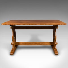 Antique Country Kitchen Table, English, 4 Seater, Breakfast, Supper, Victorian