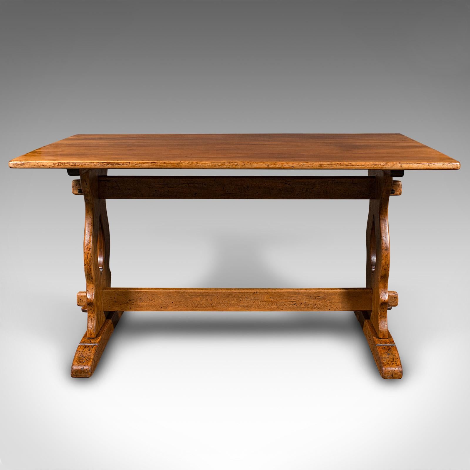 19th Century Antique Country Kitchen Table, English, 4 Seater, Breakfast, Supper, Victorian For Sale