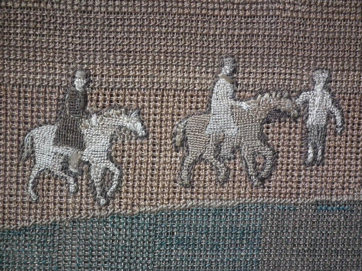 Antique Country Mansion House Embroidery 2
