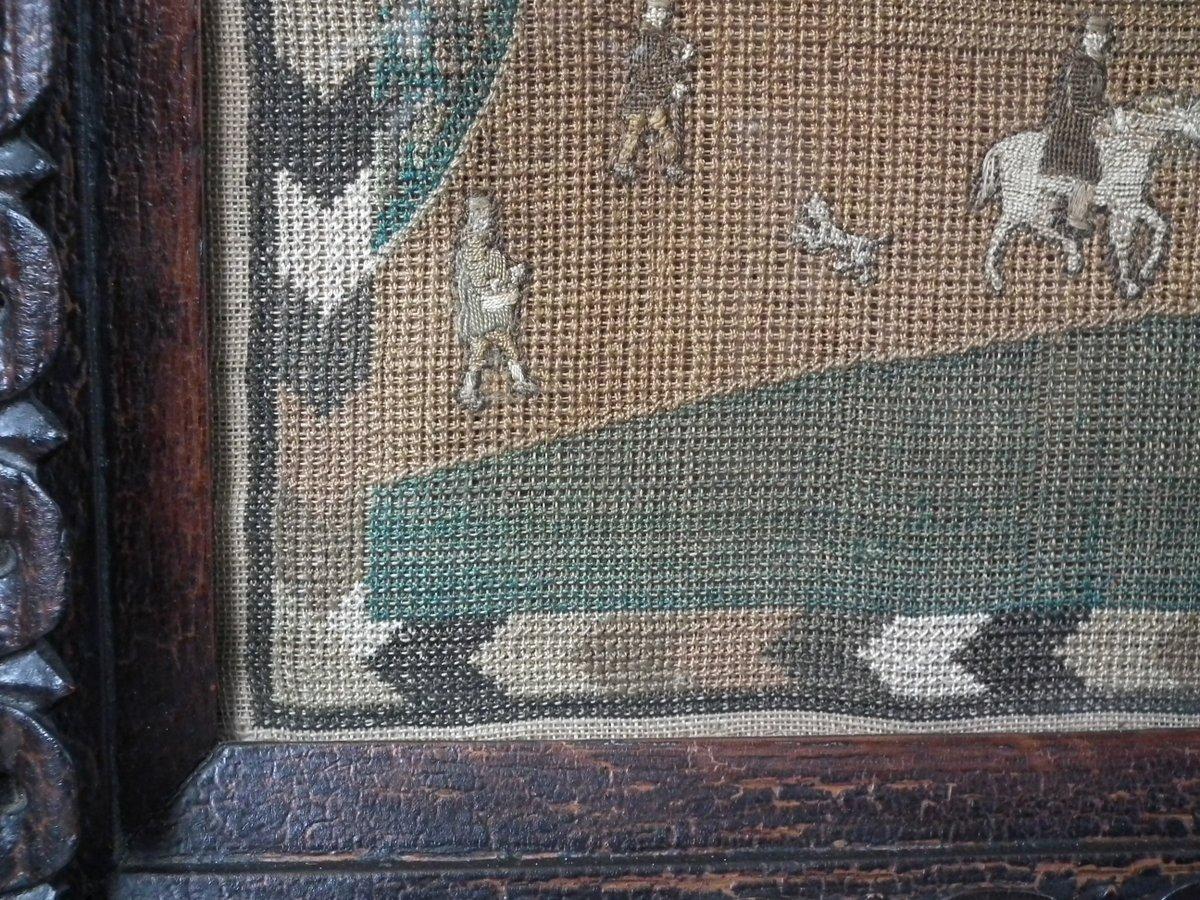 Antique Country Mansion House Embroidery 5
