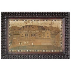 Antique Country Mansion House Embroidery