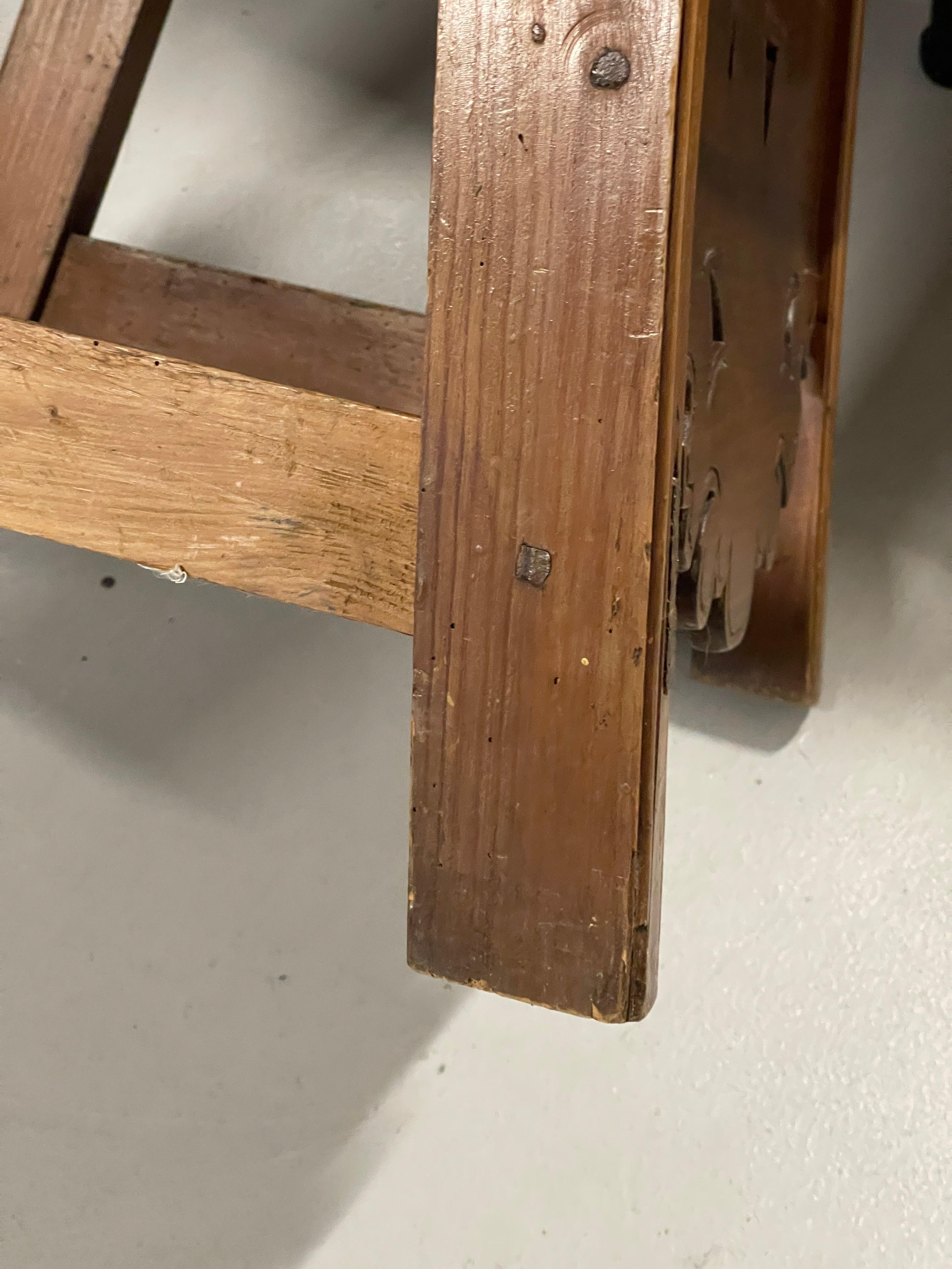 Antique Country One Drawer Table For Sale 3
