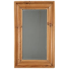 Antique Country Pine Mirror