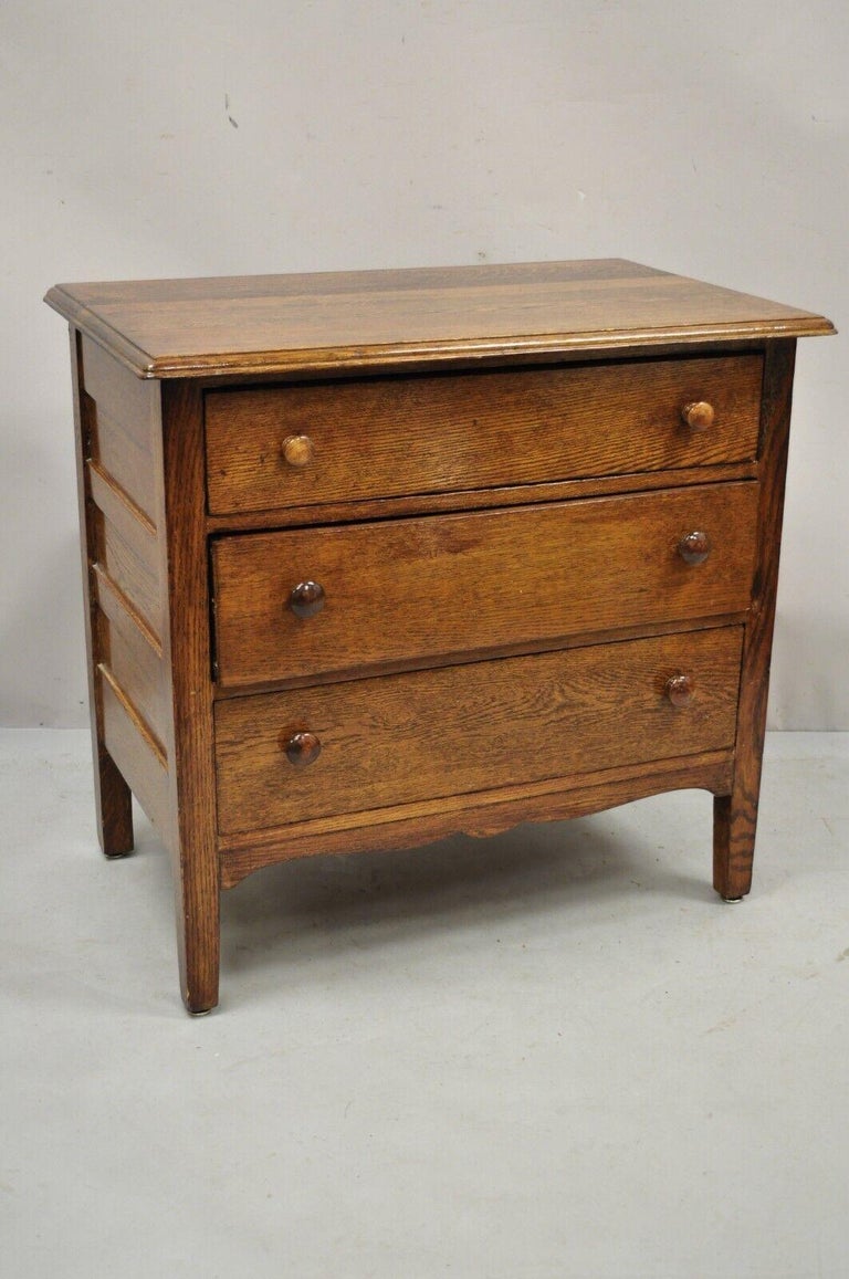 small 3 drawer dresser Babyletto Scoot 3-Drawer Changer Dresser, White/ Washed Natural main image 0