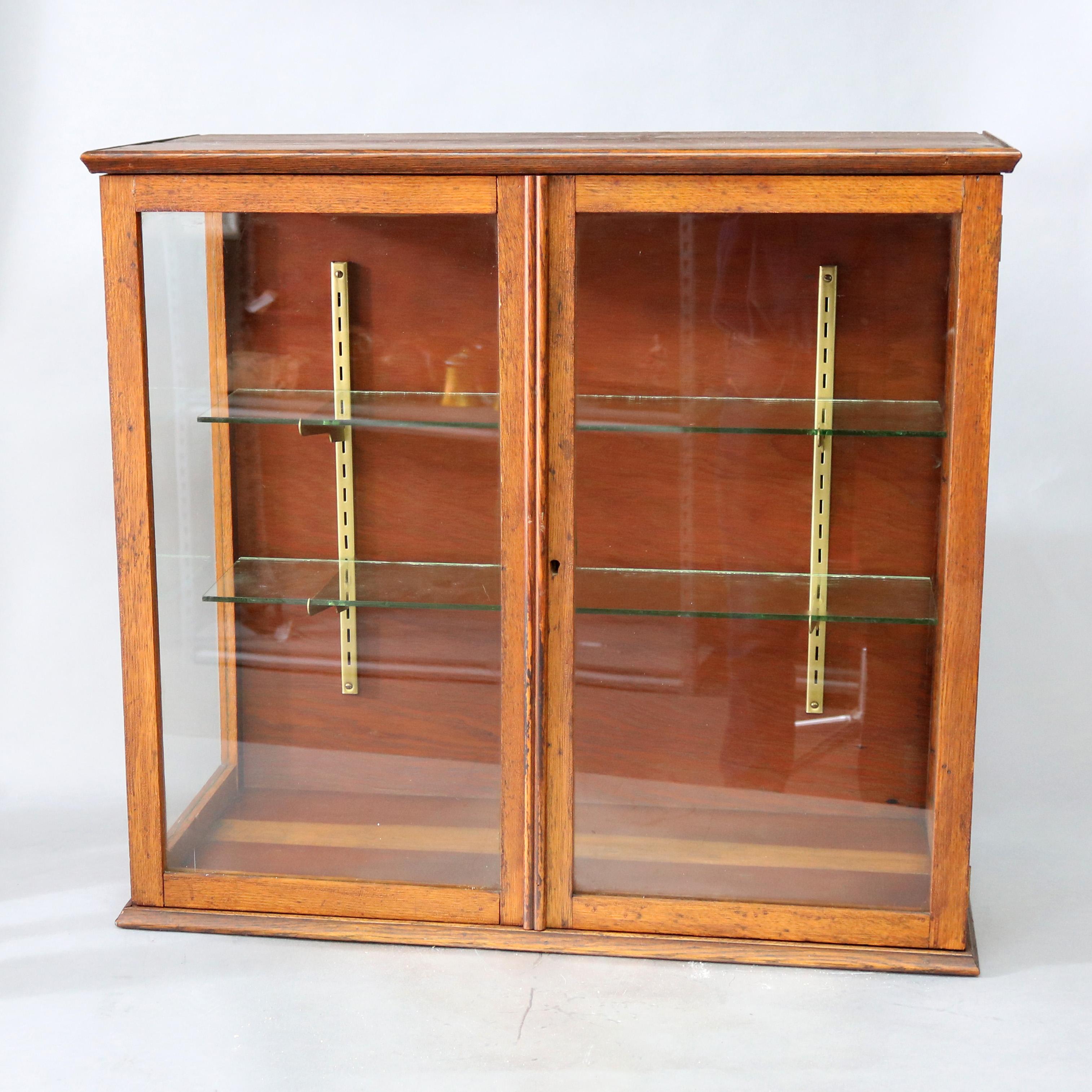 Antique Country Store Counter Top Display Cabinet, circa 1900 1