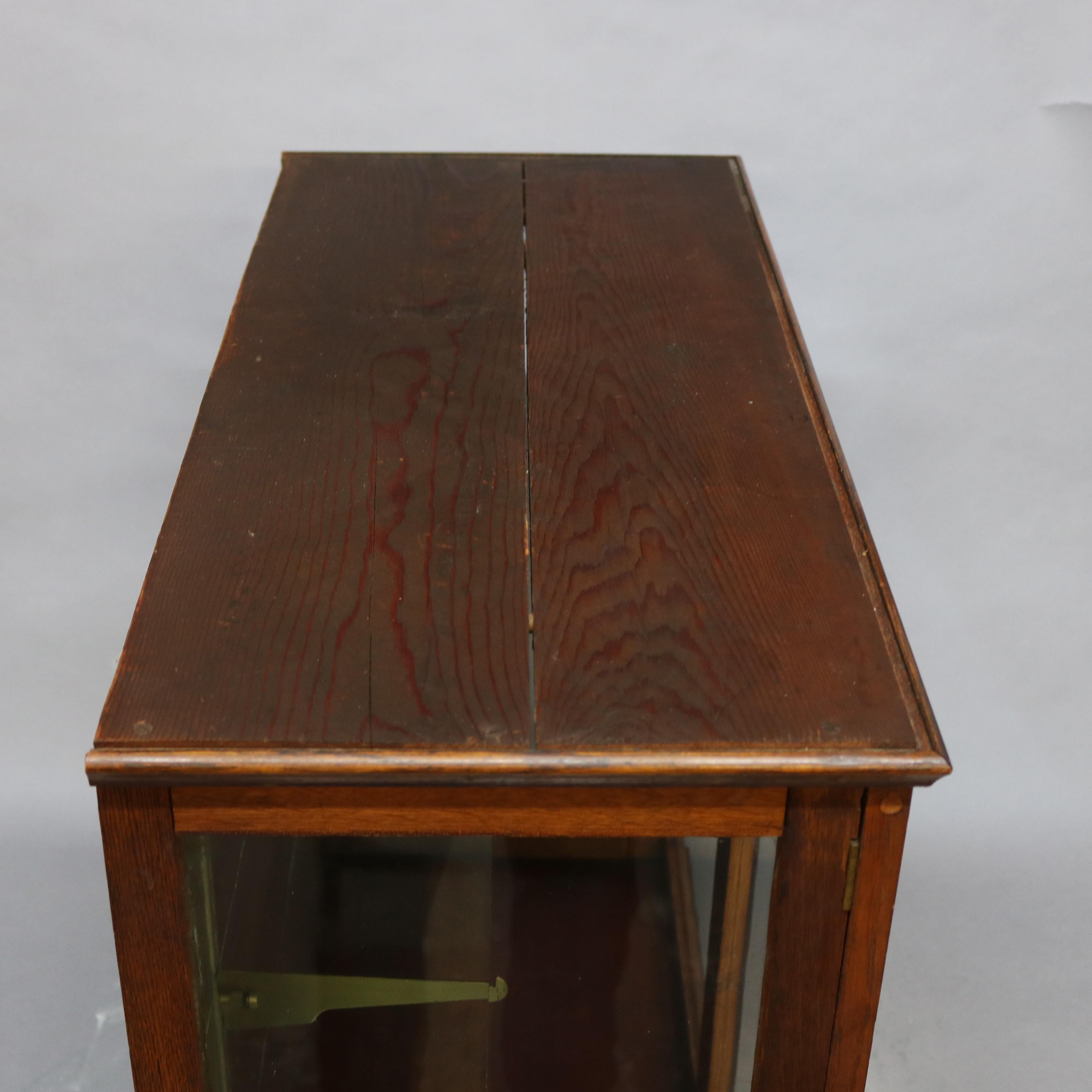 Antique Country Store Counter Top Display Cabinet, circa 1900 2
