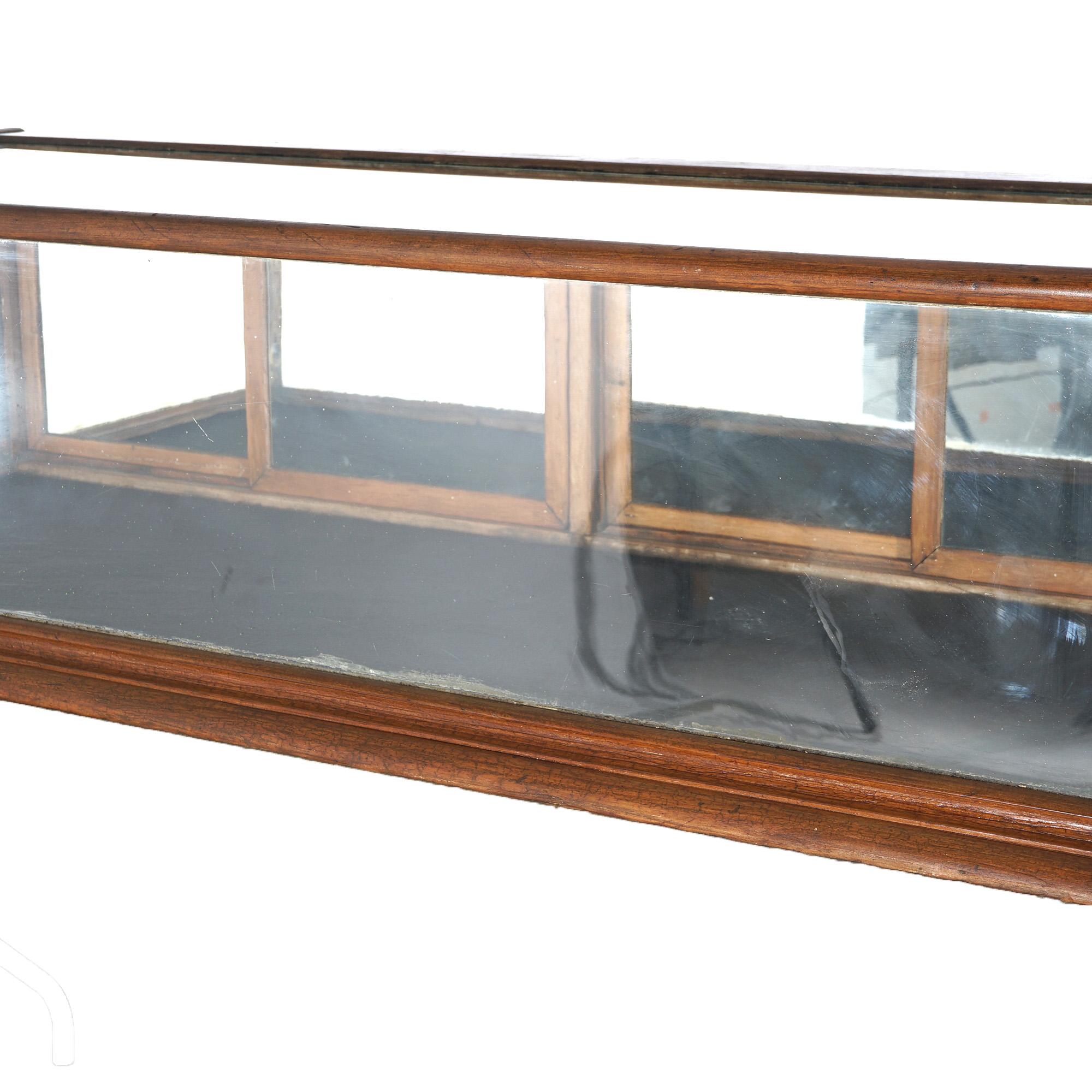table top display case wood