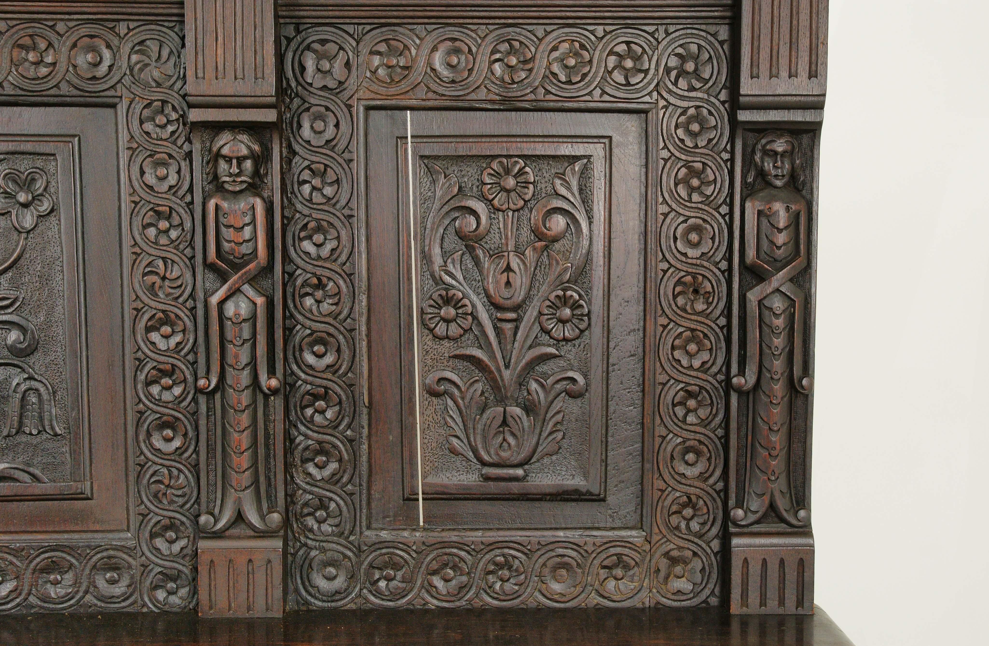 carved cupboard