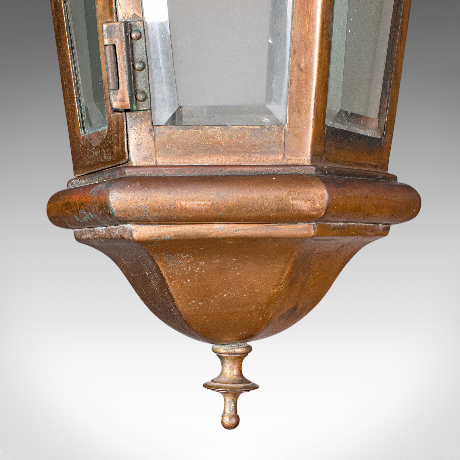 Antique Courtyard Light, English, Bronze, Wrought Iron, Carriage Lamp, Victorian im Angebot 5