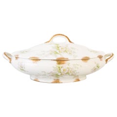 Antique Covered Serving Bowl or Tureen by Haviland Limoges