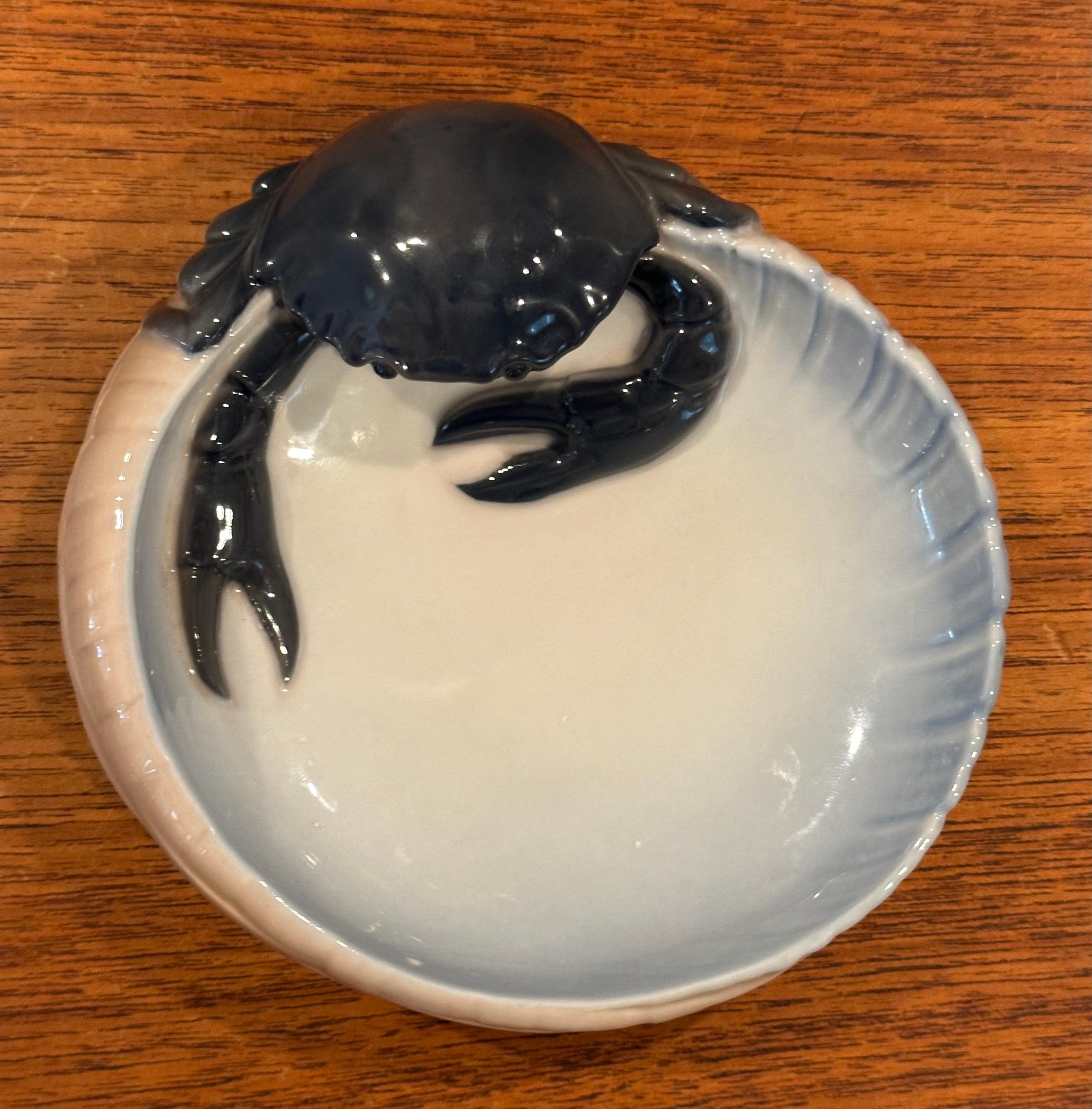 Antique Crab Bowl by Jorgen Balslov for Royal Copenhagen For Sale 5