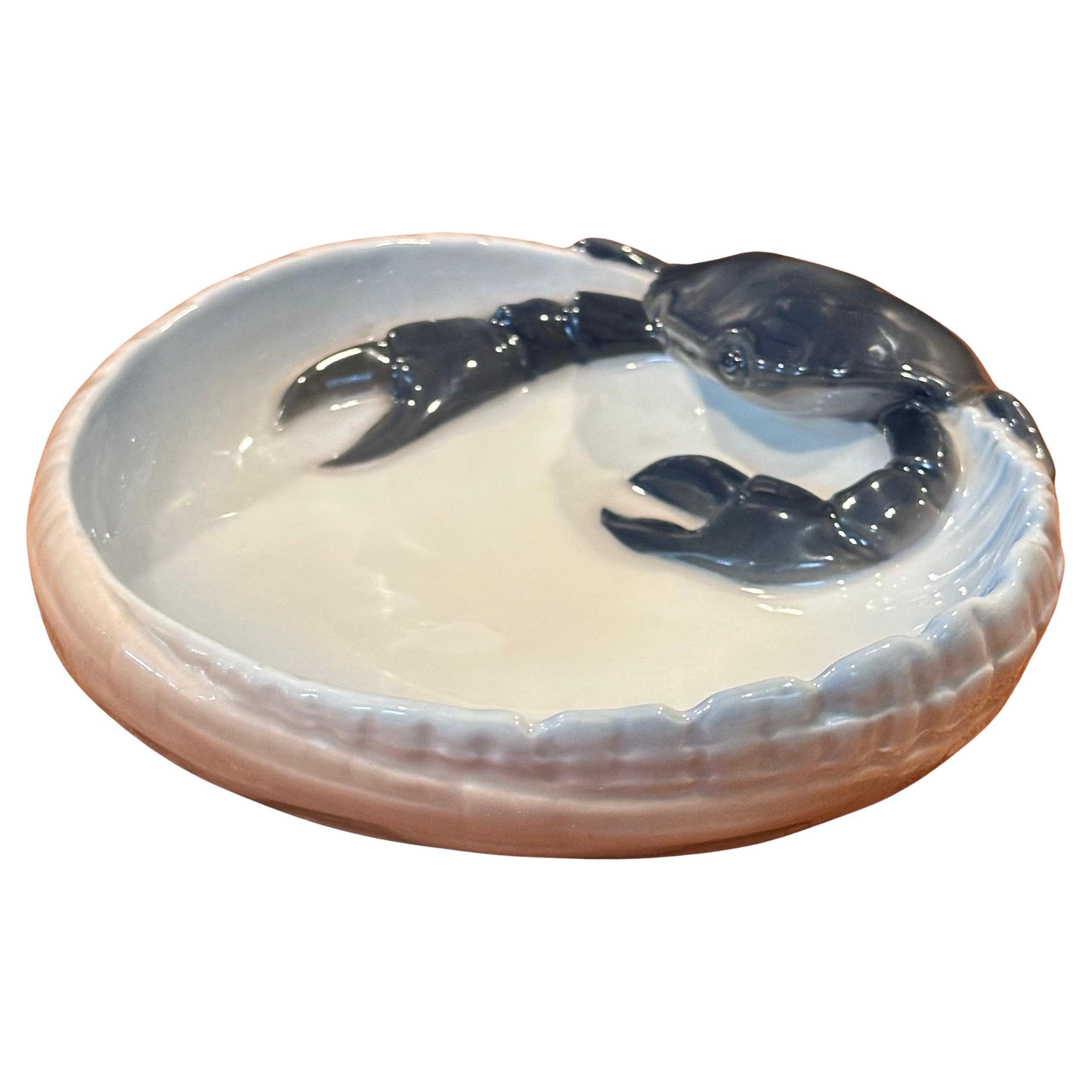 Danish Antique Crab Bowl by Jorgen Balslov for Royal Copenhagen For Sale