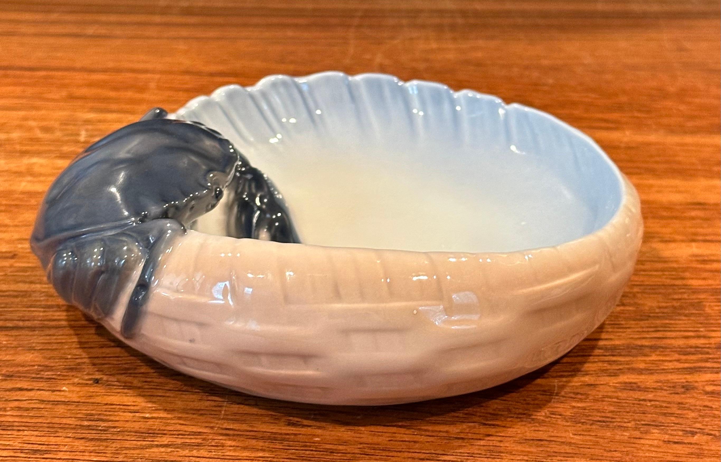 Stoneware Antique Crab Bowl by Jorgen Balslov for Royal Copenhagen For Sale