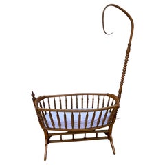 Used Cradle In Solid Beech – Early 20th Century