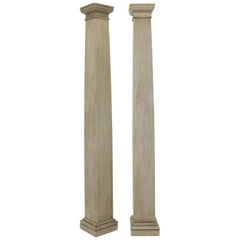 Antike Verandasäulen im Craftsman-Stil:: um 1910