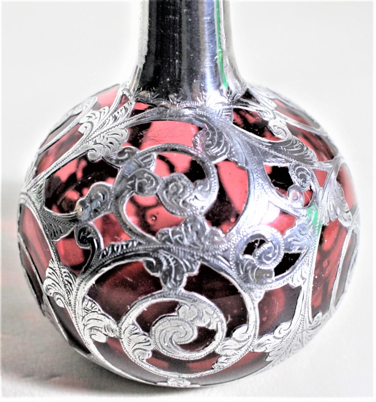 engraved perfume bottle