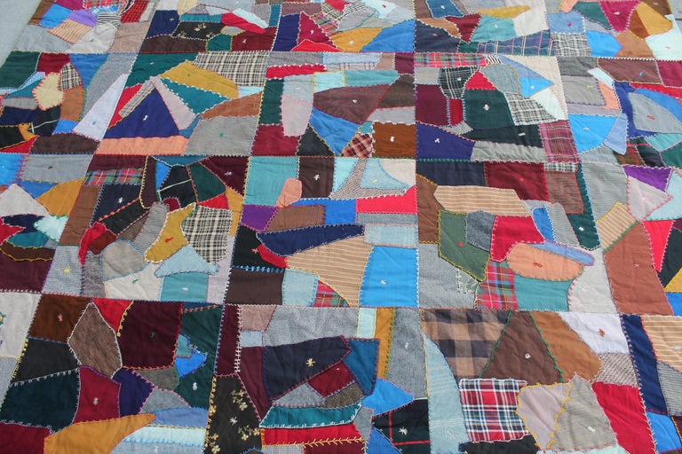 Antique Crazy Quilt For Sale at 1stDibs