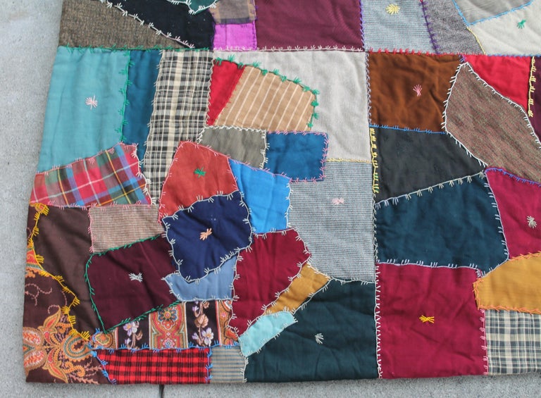 Antique Crazy Quilt For Sale at 1stDibs