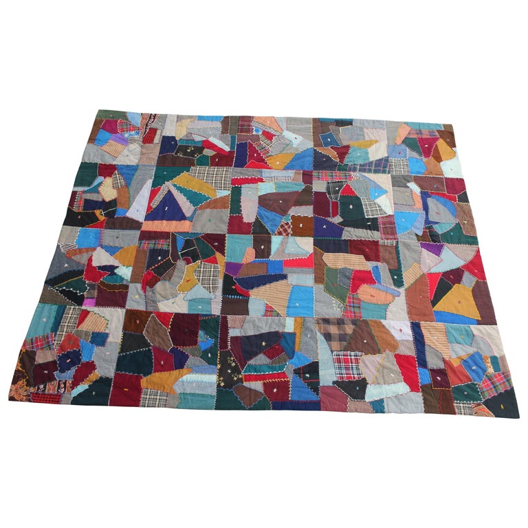 Antique Crazy Quilt For Sale at 1stDibs