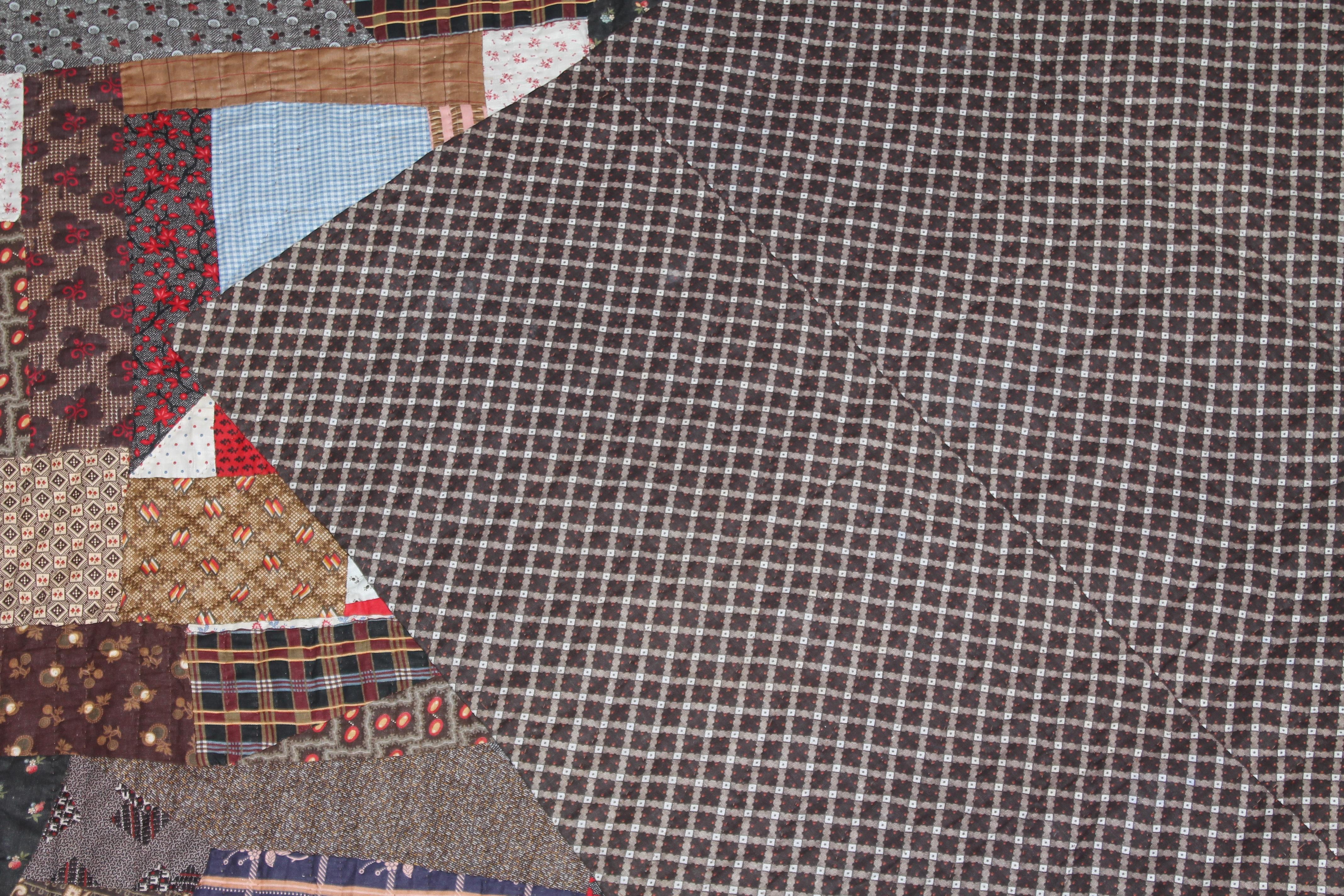 Late 19th Century Antique Crazy Quilt from Pennsylvania