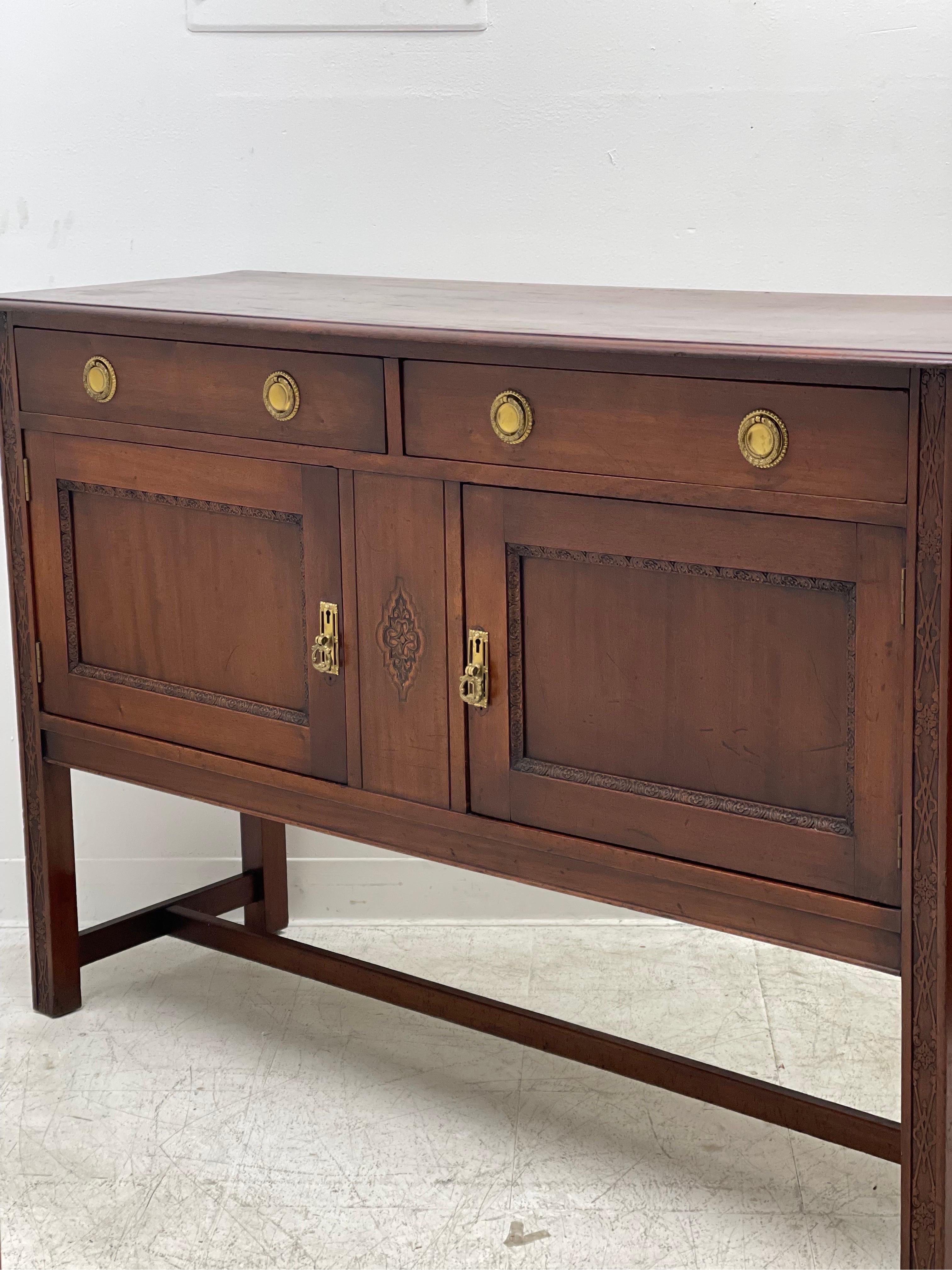 Antique Credenza Buffet Table, UK Import For Sale at 1stDibs